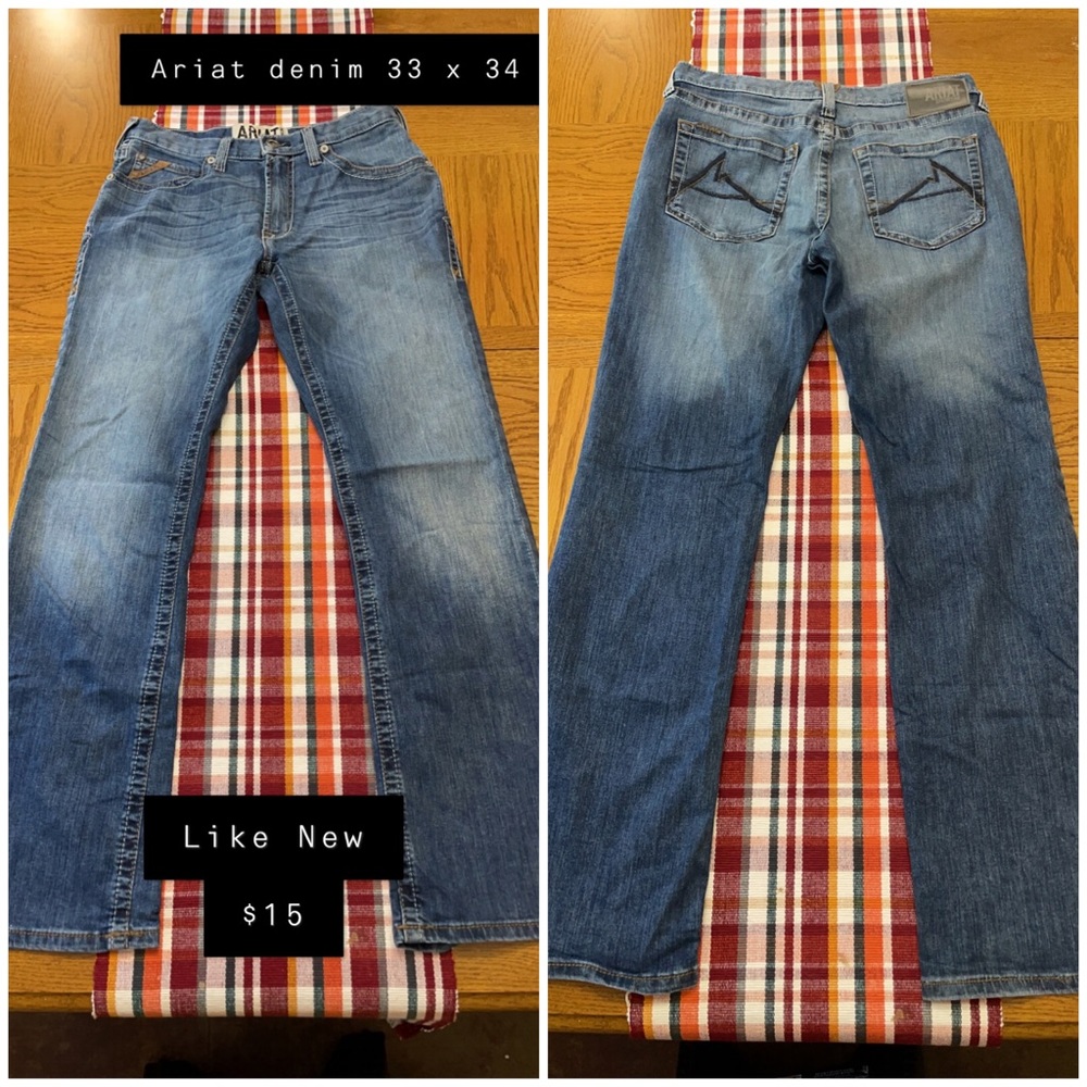 Ariat Denim Jeans 33x34